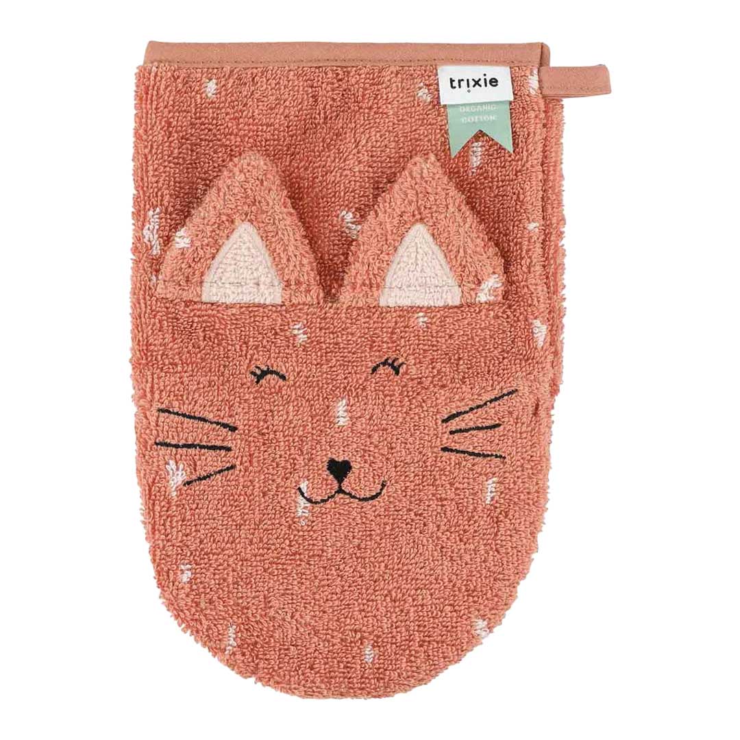 Washcloths 2-pack | Mrs. Cat - Mrs. Peacock
