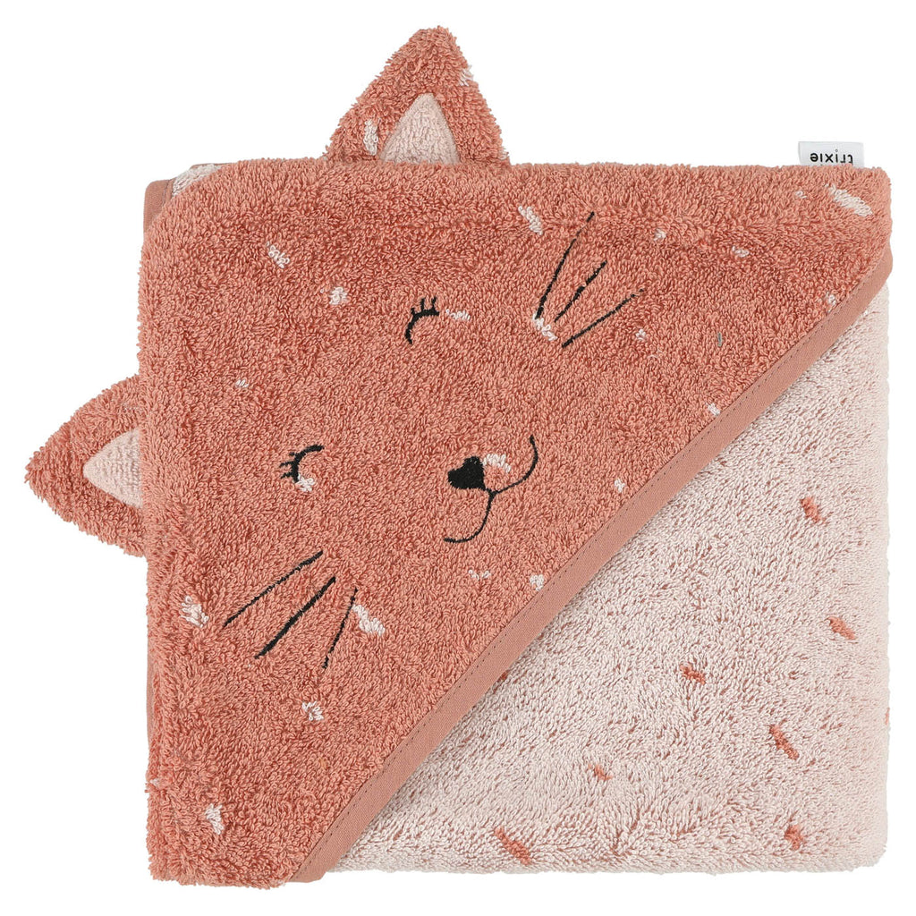 Kapuzenbadetuch | 75x75cm - Mrs. Cat