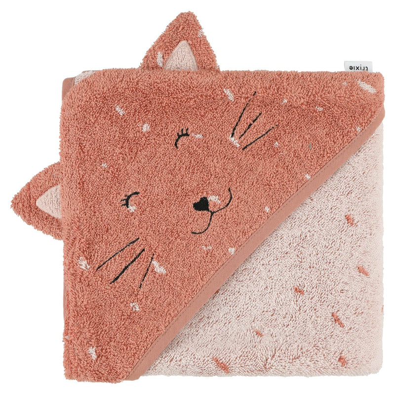 Kapuzenbadetuch | 75x75cm - Mrs. Cat
