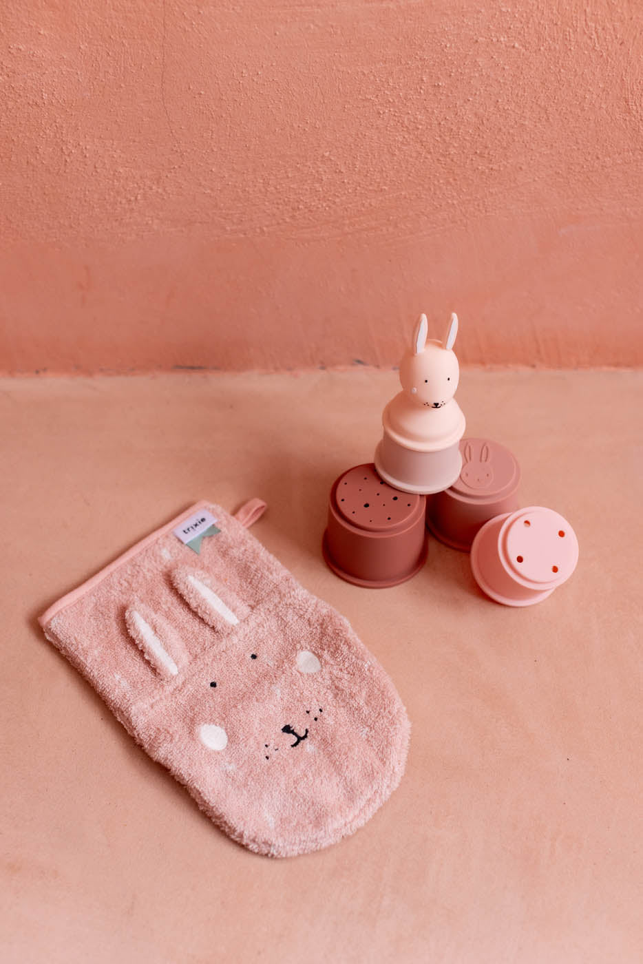 Trixie Washcloths 2-pack | Mrs. Cat - Mrs. Rabbit
