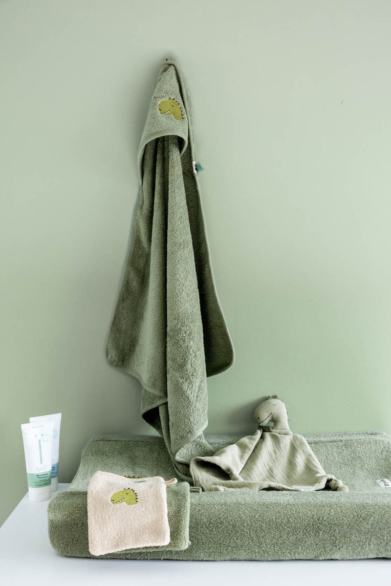 Trixie Hooded towel | 75x75cm - Mr. Dino