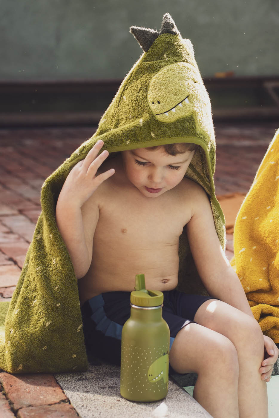 Trixie Hooded towel | 70x130cm - Mr. Dino
