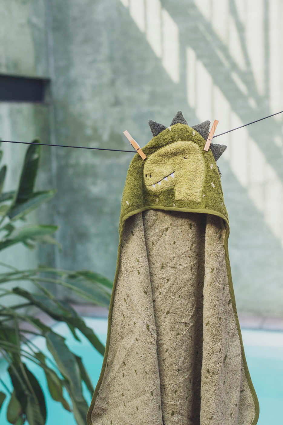 Trixie Hooded towel | 70x130cm - Mr. Dino
