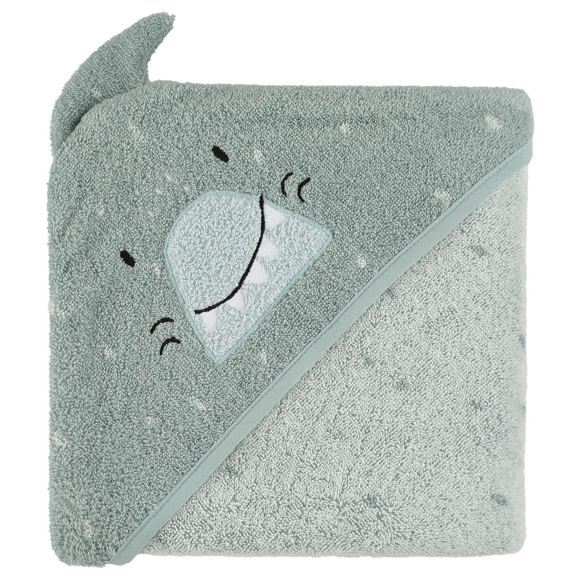 Hooded towel | 75x75cm - Mr. Shark