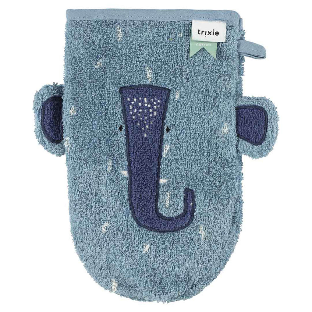 Washcloths 2-pack | Mr. Dino - Mrs. Elephant