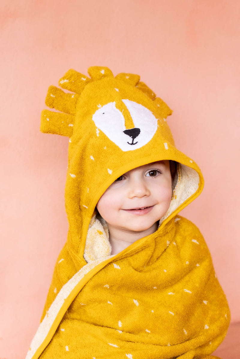 Trixie Hooded towel | 75x75cm - Mr. Lion

