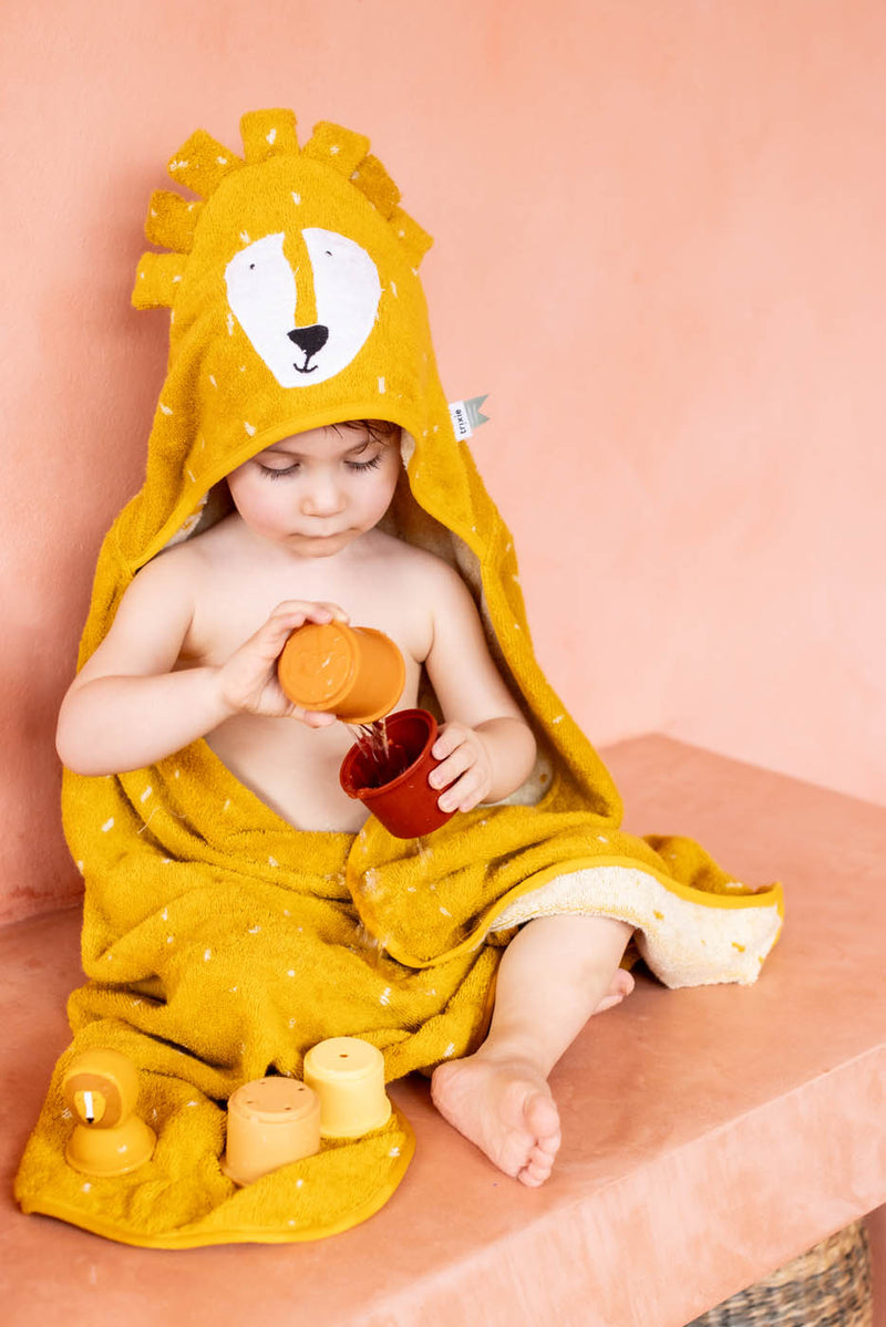 Trixie Hooded towel | 75x75cm - Mr. Lion
