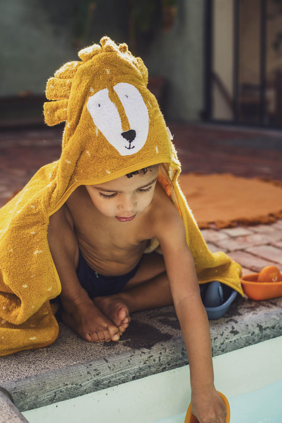Trixie Hooded towel | 70x130cm - Mr. Lion