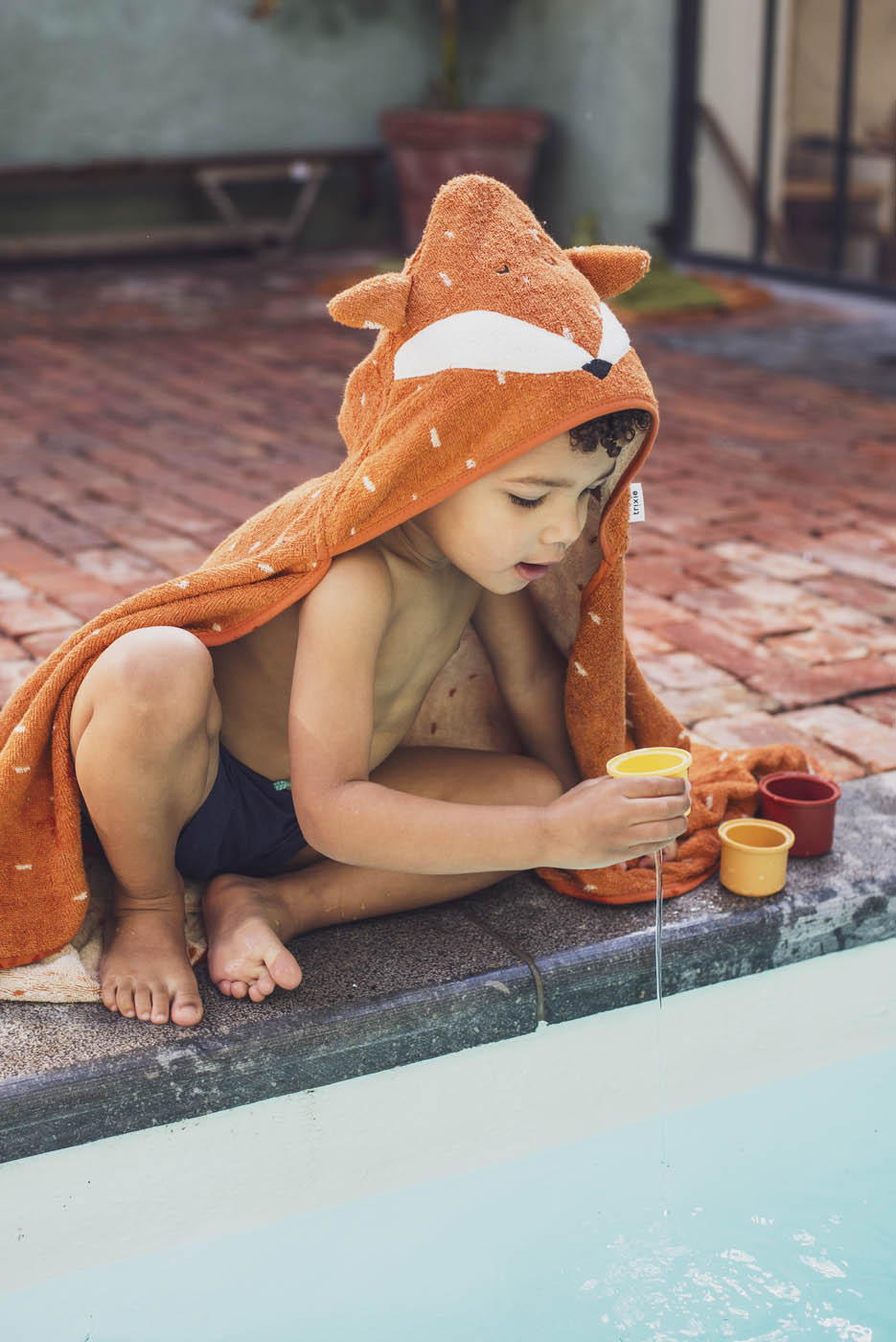 Trixie Hooded towel | 70x130cm - Mr. Fox