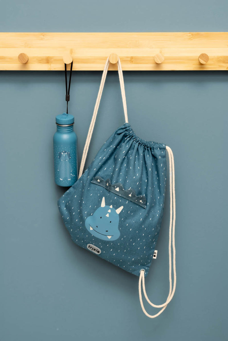 Trixie Drawstring bag - Mr. Triceratops