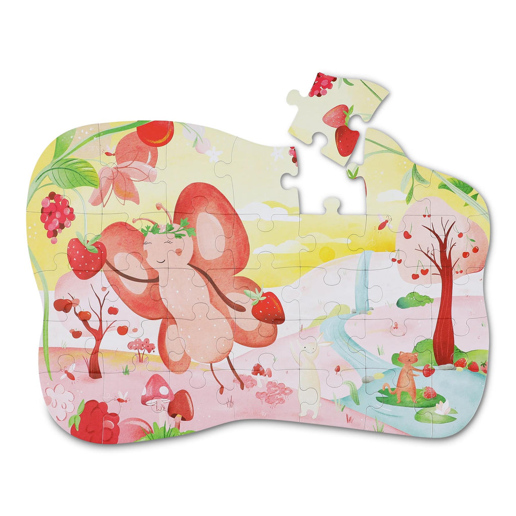 Vormenpuzzel - Fruitfee Mrs. Butterfly - 35 stuks