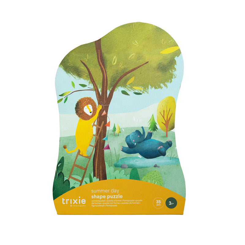 Shape puzzle - Summer day - 35 pcs - FSC MIX 100%