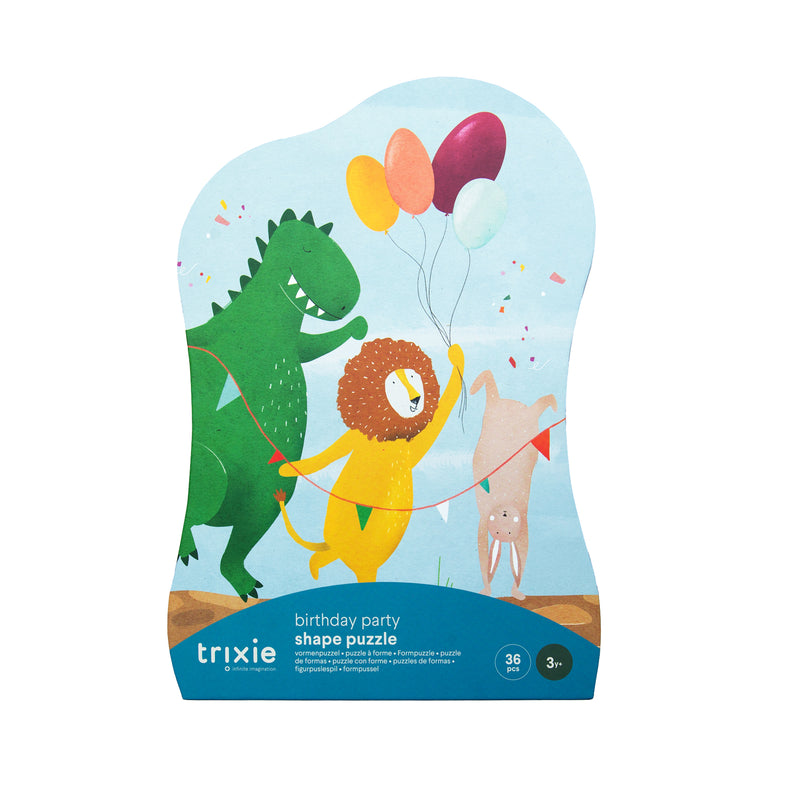 Puzzle de formas - Fiesta de cumpleaños - 36 piezas