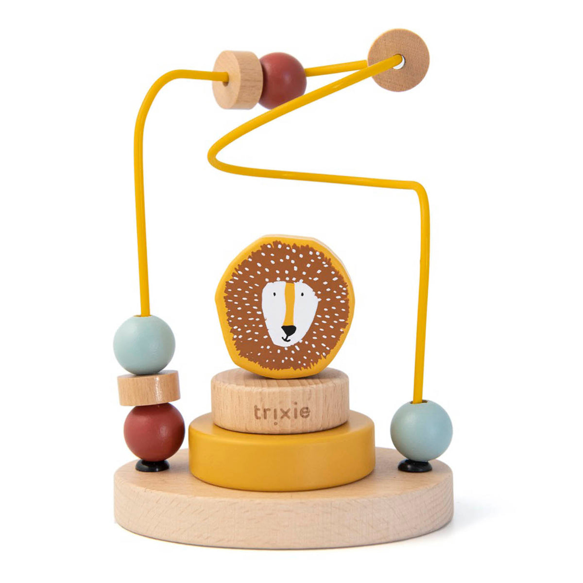 Wooden beads maze - Mr. Lion - FSC 100%