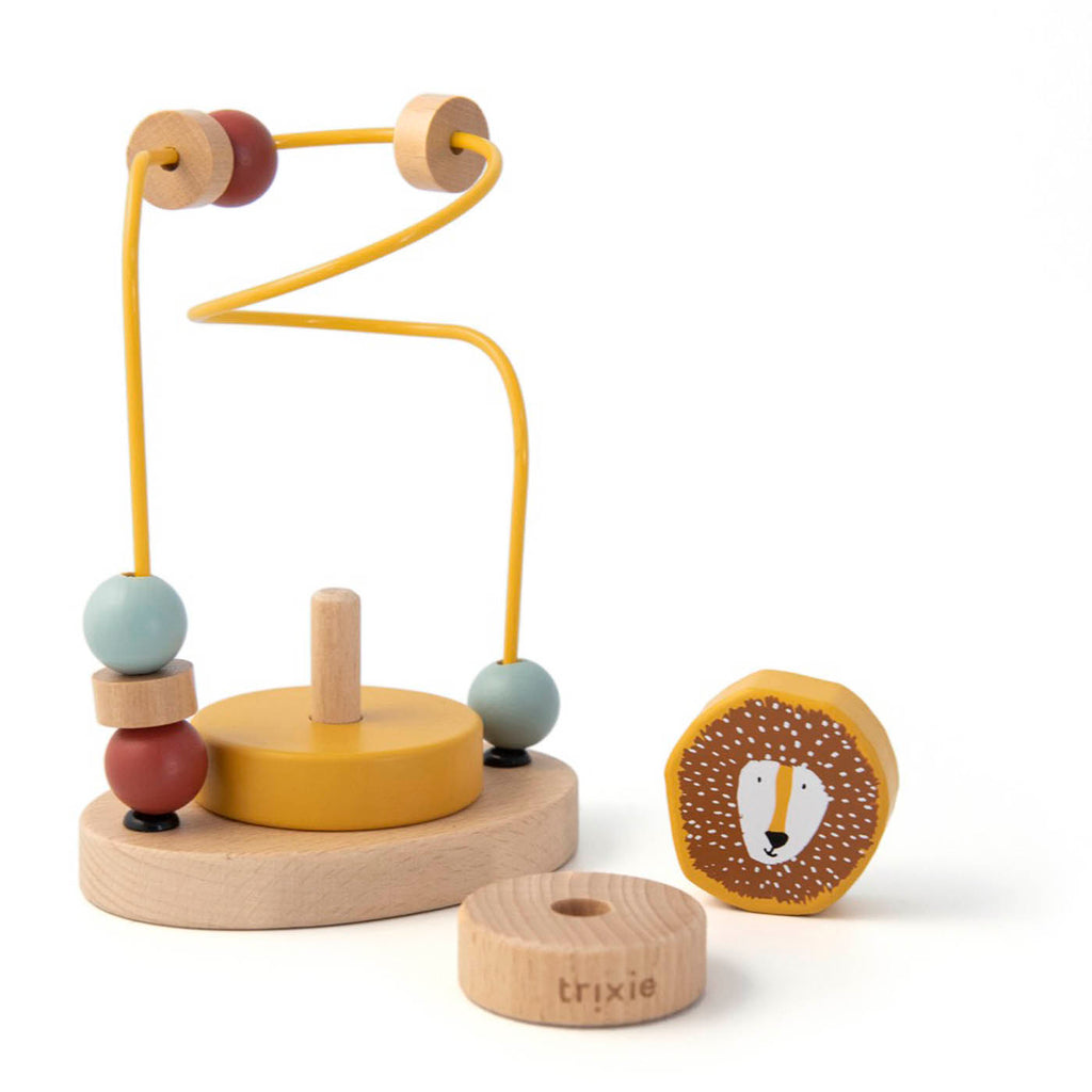 Wooden beads maze - Mr. Lion - FSC 100%