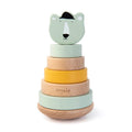 Wooden stacking toy - Mr. Polar Bear - FSC 100%