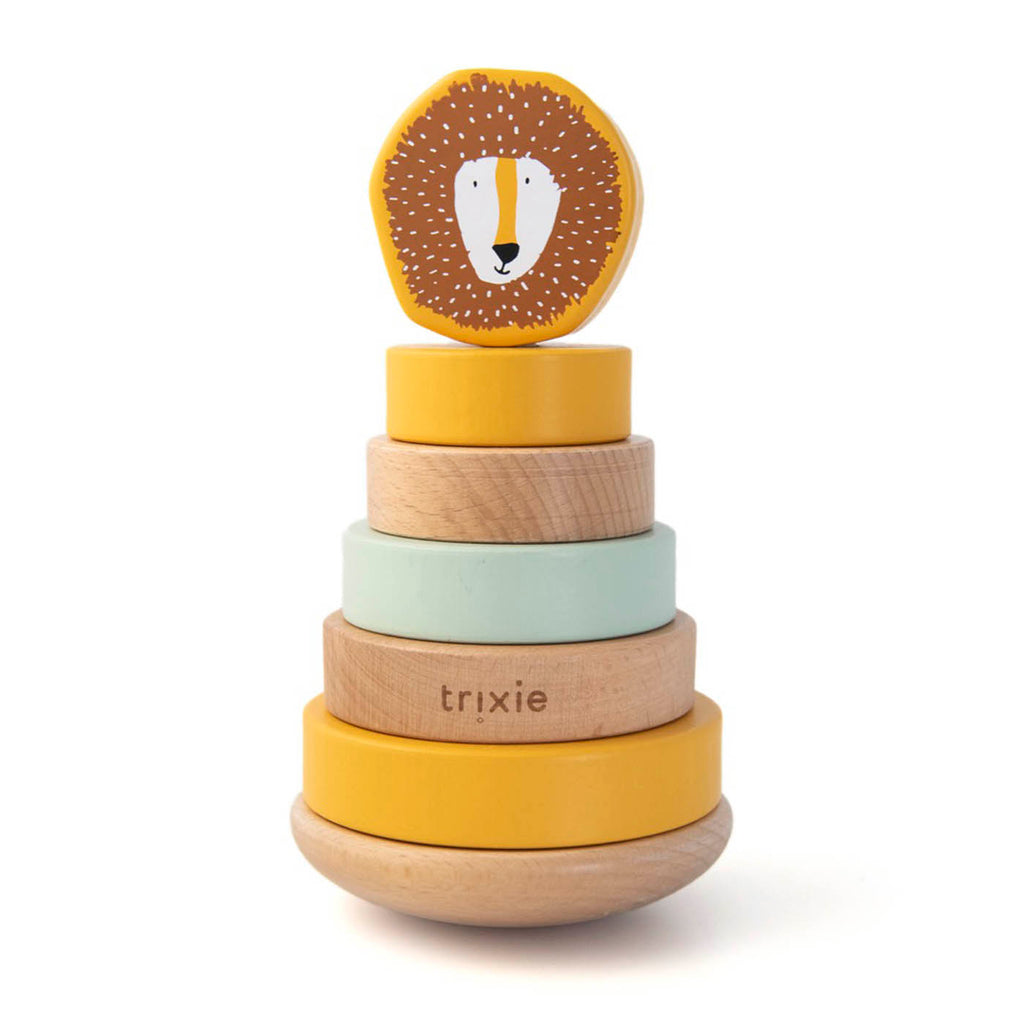 Wooden stacking toy - Mr. Lion - FSC 100%