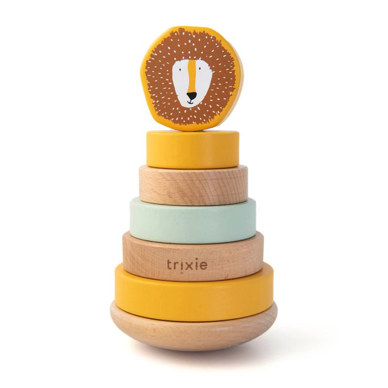 Wooden stacking toy - Mr. Lion - FSC 100%