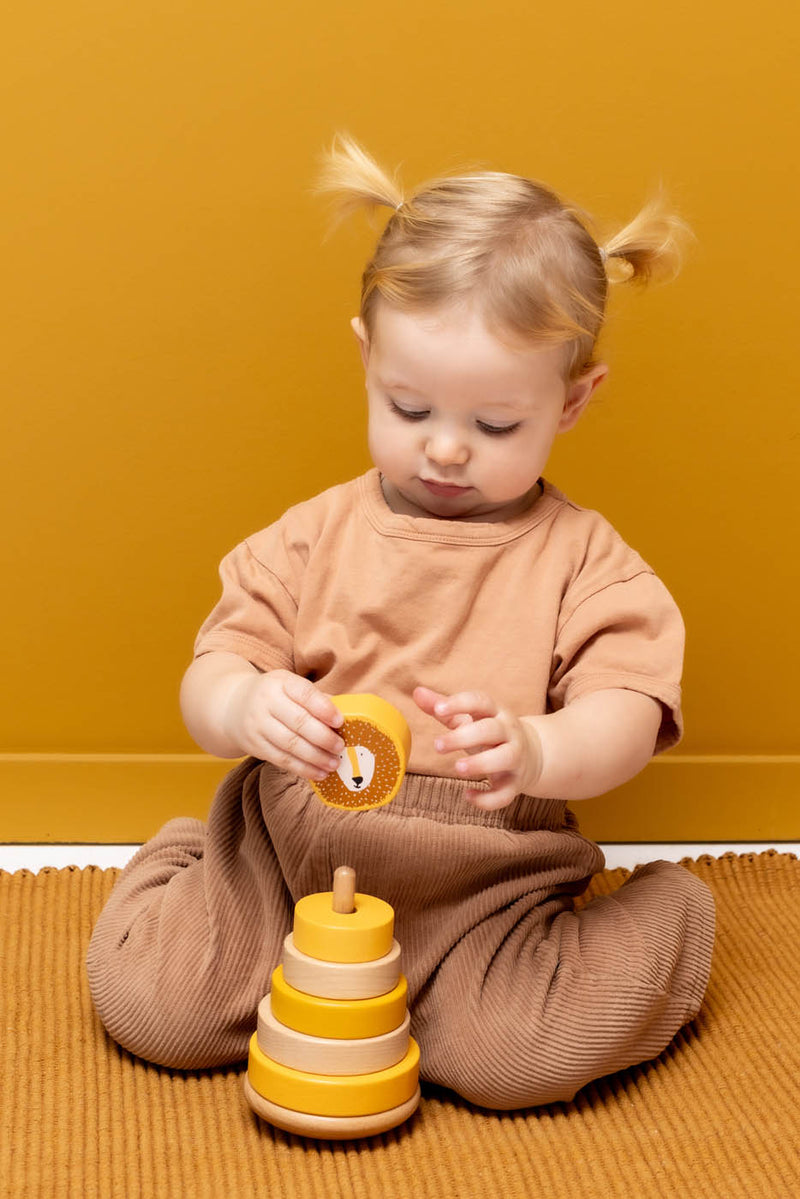 Trixie Wooden stacking toy - Mr. Lion