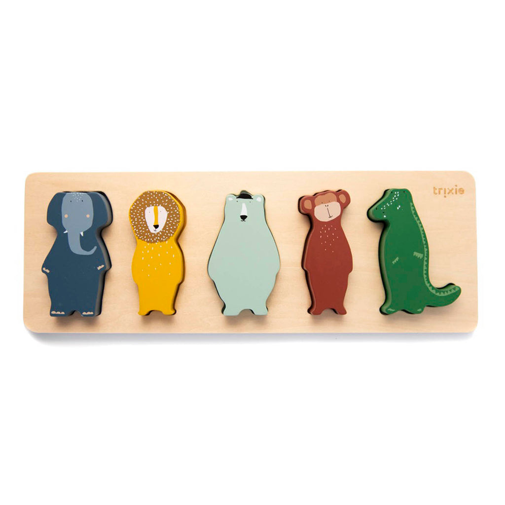 Puzzle de formas de madera