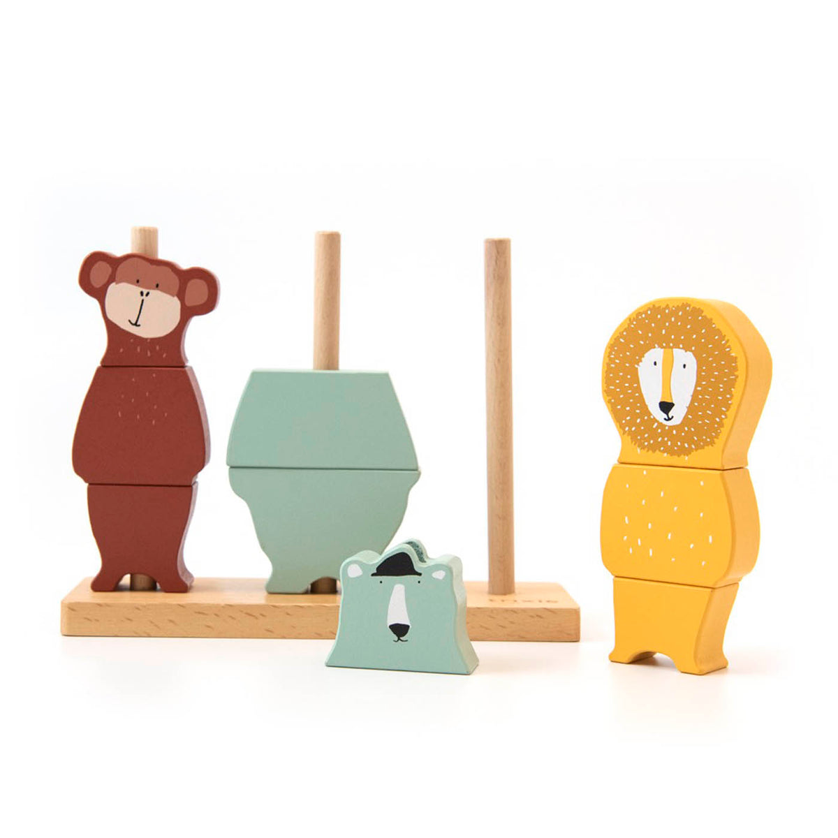 Wooden animal puzzle stacker - FSC 100%