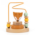 Wooden beads maze - Mr. Fox - FSC 100%
