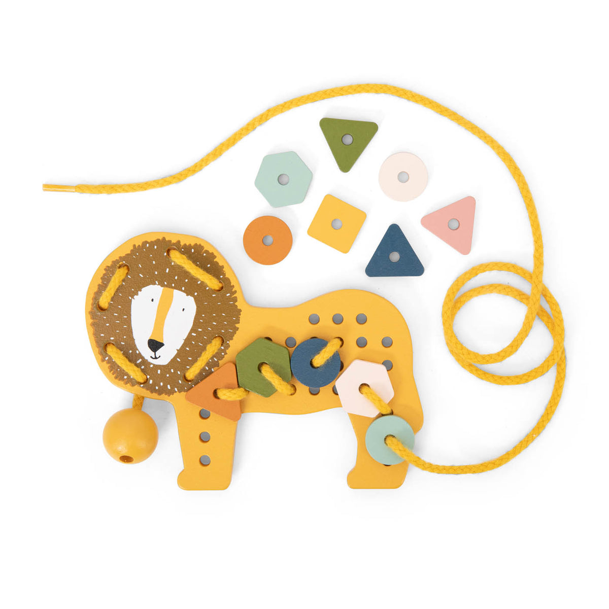 Wooden animal lacing game - FSC 100%