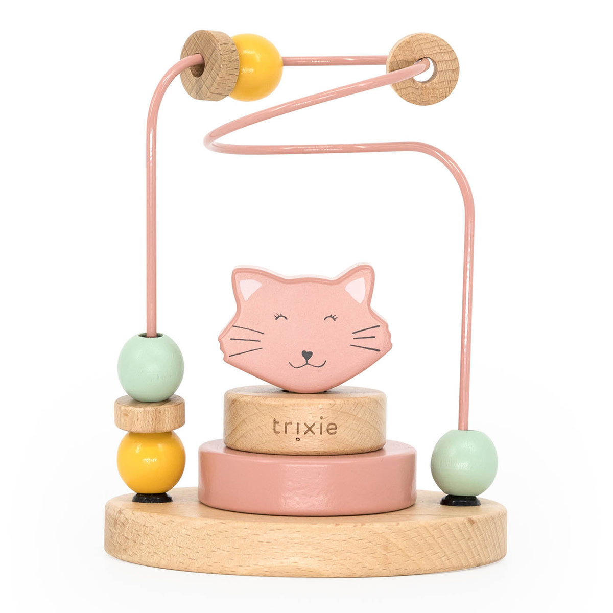 Wooden beads maze - Mrs. Cat - FSC 100%