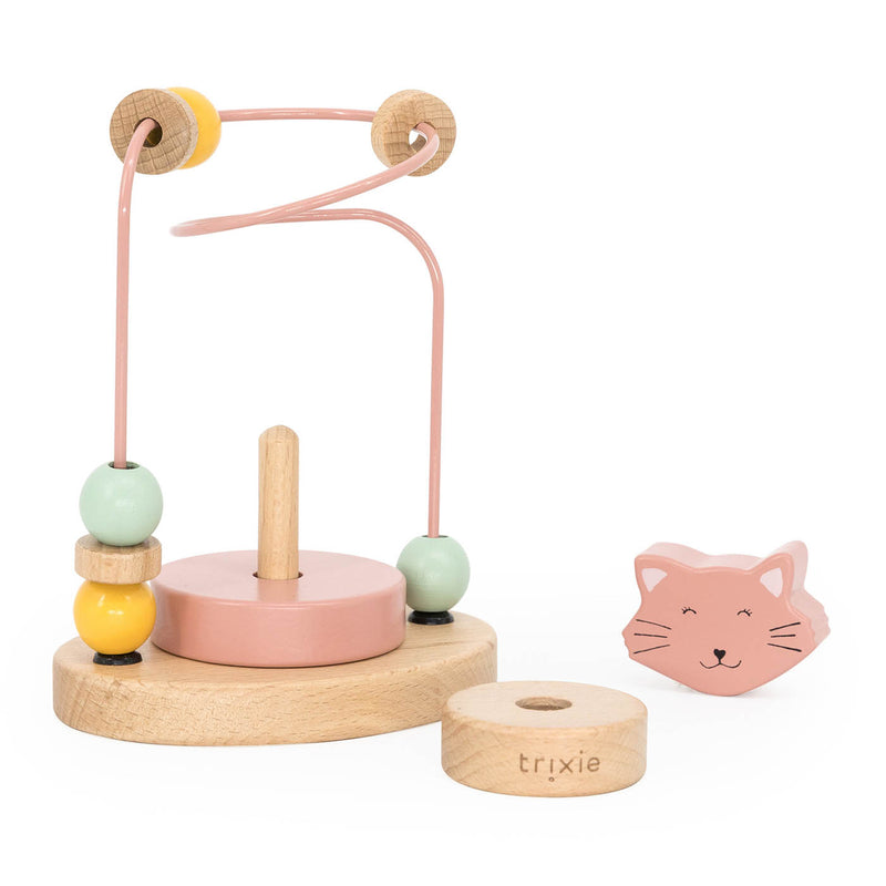 Wooden beads maze - Mrs. Cat - FSC 100%