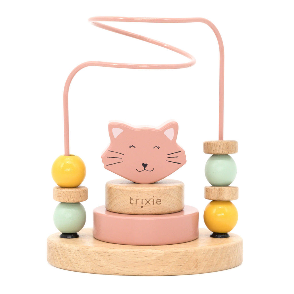 Wooden beads maze - Mrs. Cat - FSC 100%