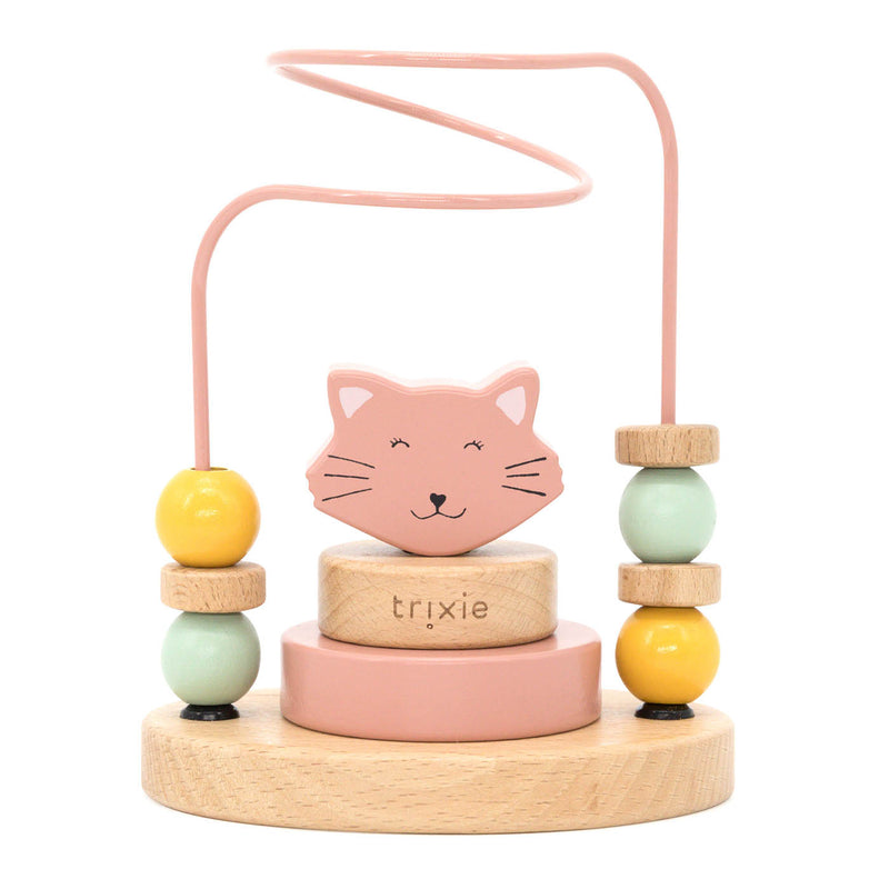 Wooden beads maze - Mrs. Cat - FSC 100%