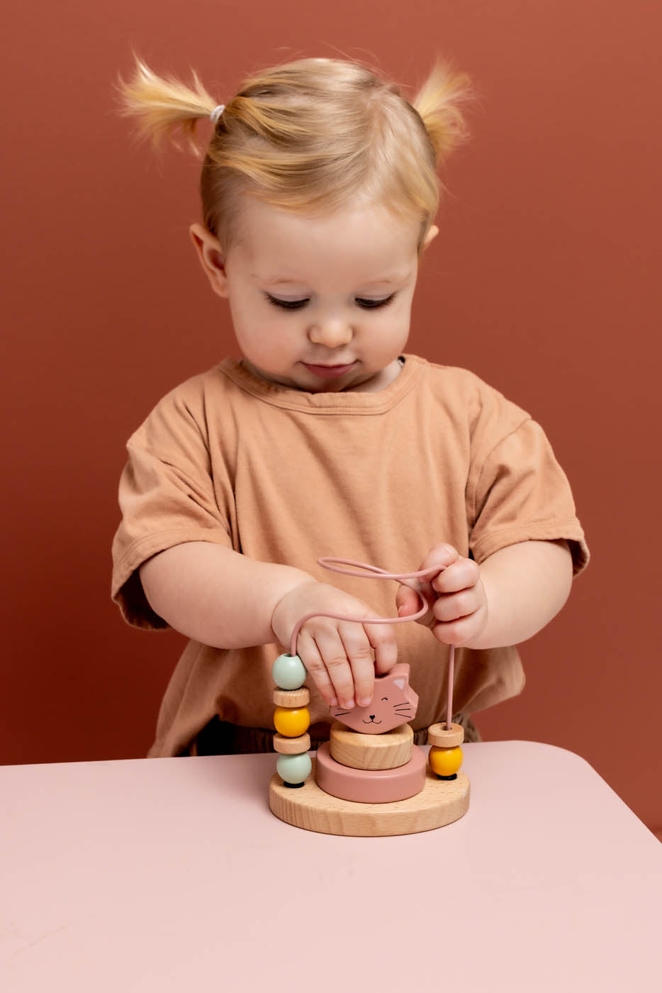 Trixie wooden beads maze Mrs. Cat