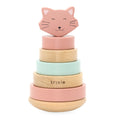 Wooden stacking toy - Mrs. Cat - FSC 100%