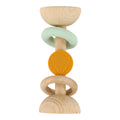 Wooden silicone rattle - Mr. Fox - FSC 100%
