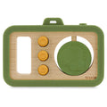 Wooden silicone baby camera - Mr. Dino - FSC 100%