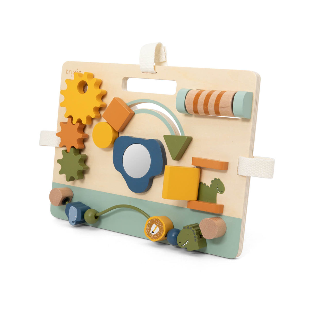 Wooden activity panel - Mrs. Elephant - FSC 100%
