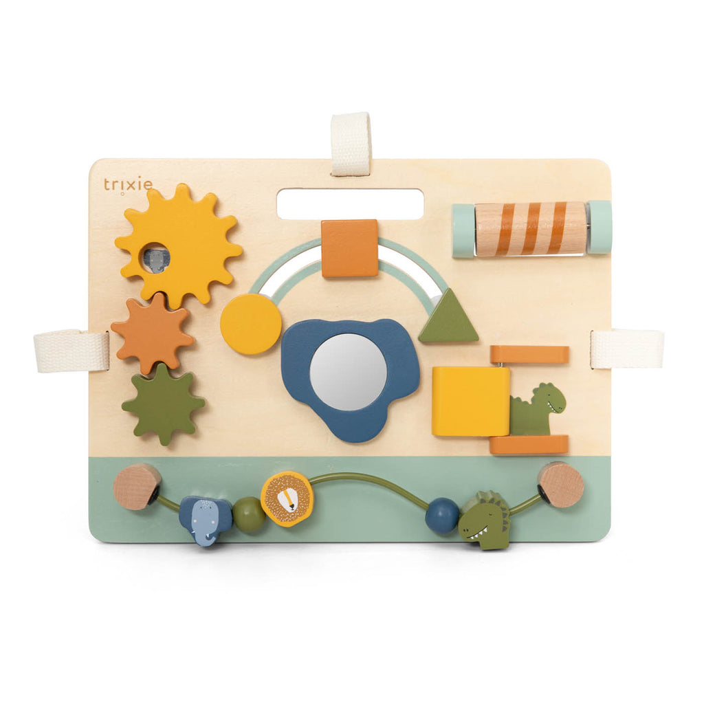 Wooden activity panel - Mrs. Elephant - FSC 100%