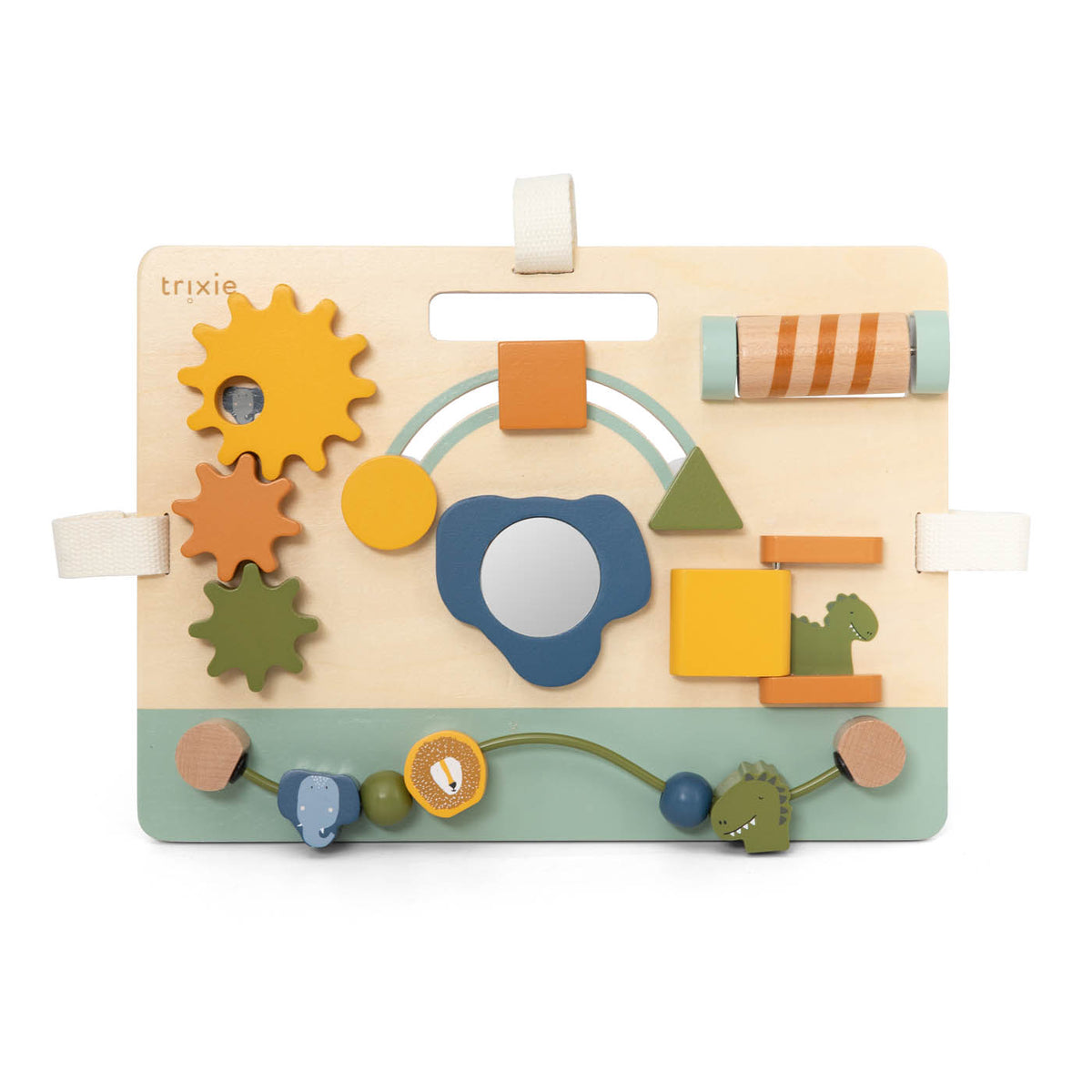 Wooden activity panel - Mrs. Elephant - FSC 100%