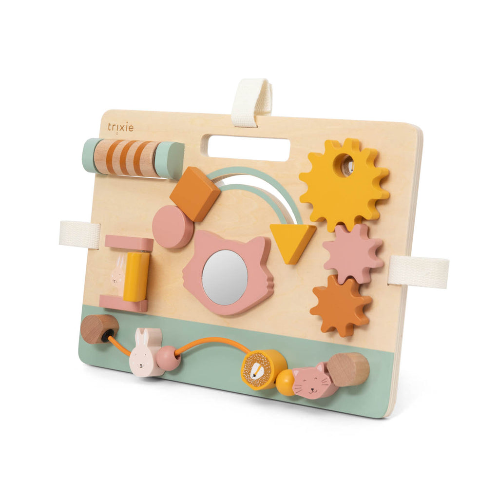 Wooden activity panel - Mrs. Cat - FSC 100%