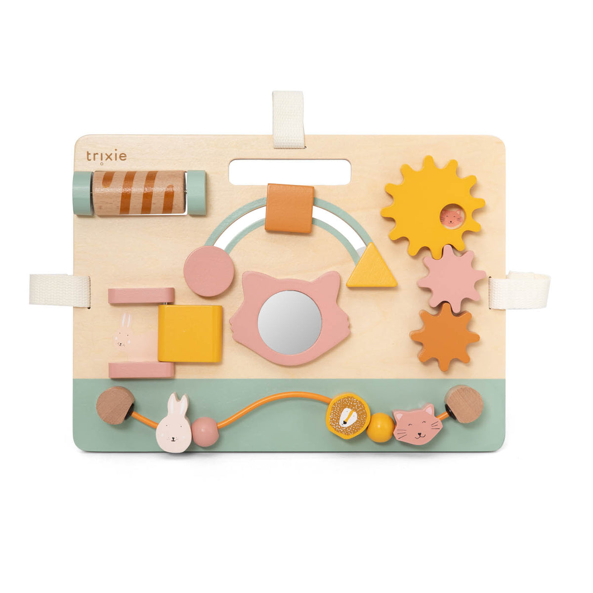 Wooden activity panel - Mrs. Cat - FSC 100%