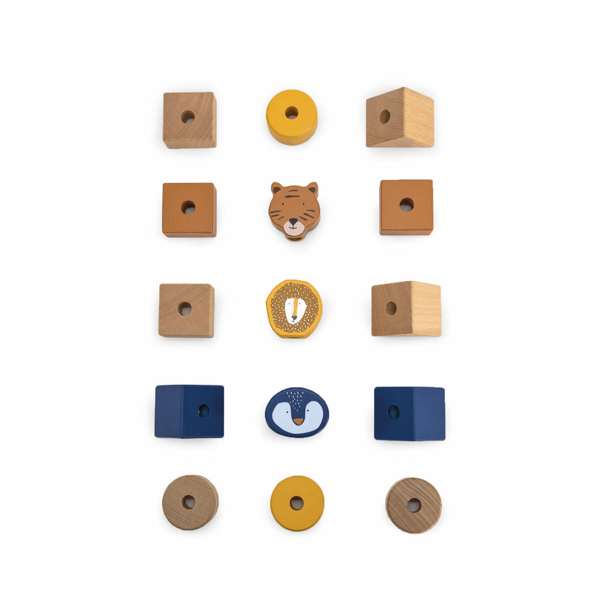 Wooden animal blocks stacker - FSC 100%