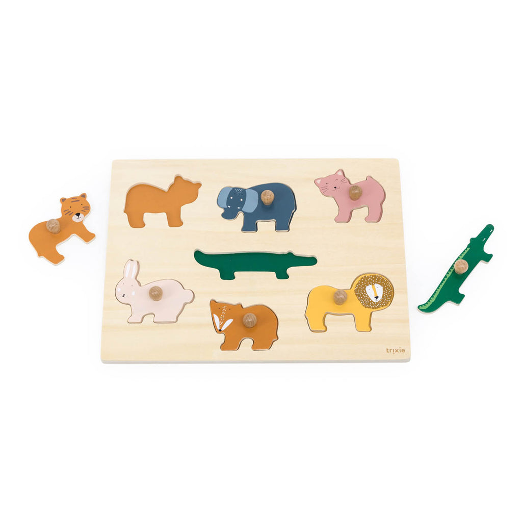 Wooden animal puzzle - 7pcs - FSC 100%