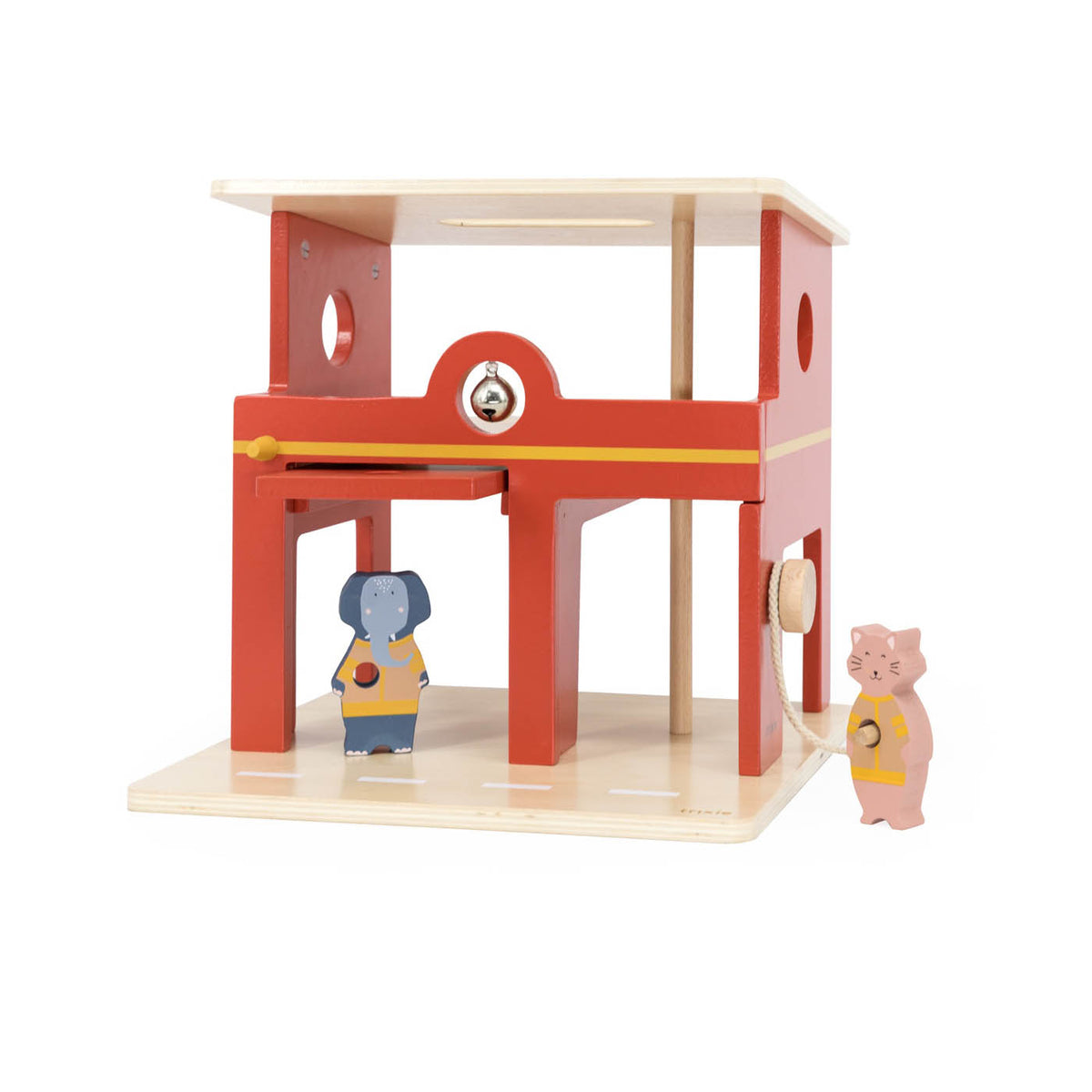 Wooden animal fire station - FSC 100%