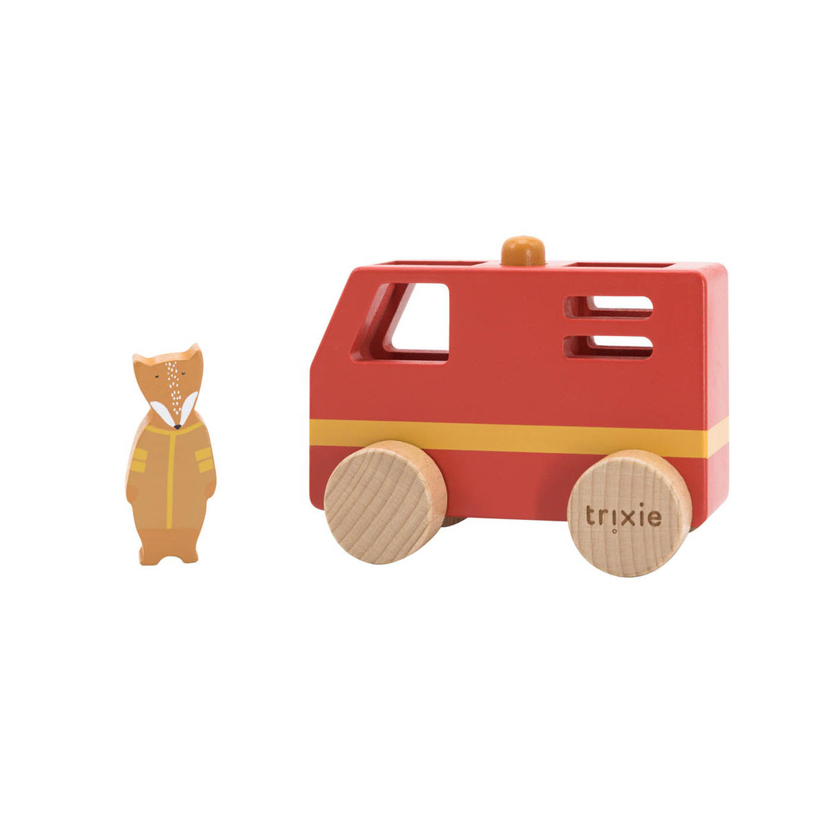Wooden small fire truck - FSC 100%
