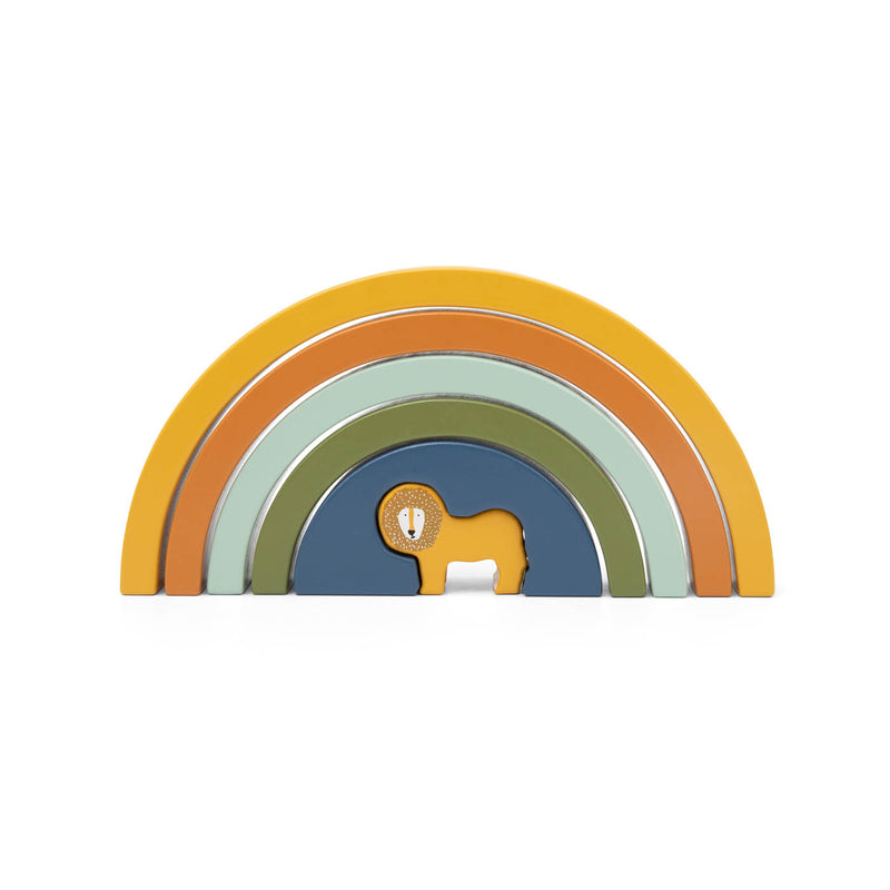 Arco iris de madera apilable - Mr. Lion