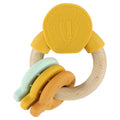 Wooden silicone activity ring - Mr. Lion - FSC 100%