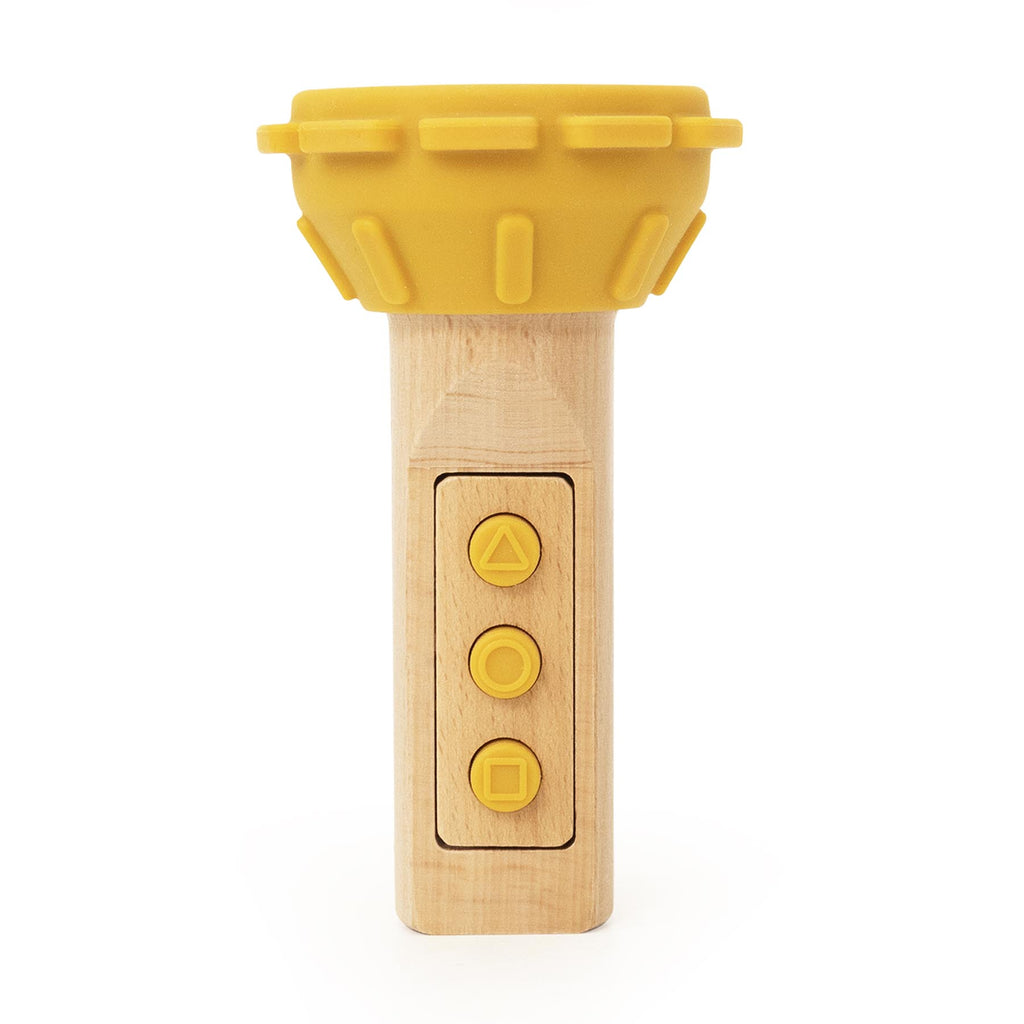 Wooden silicone flashlight - Mr. Lion - FSC 100%