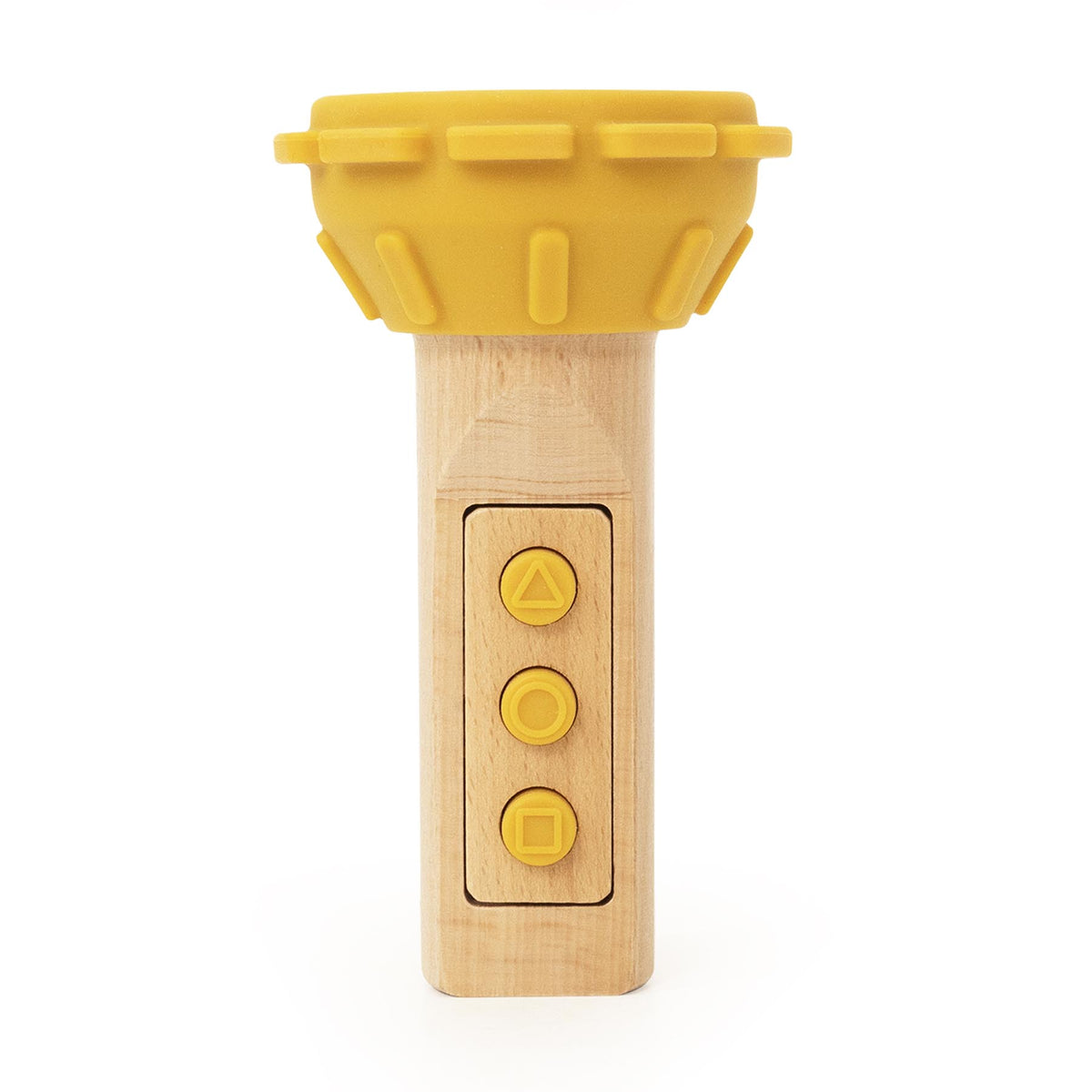 Wooden silicone flashlight - Mr. Lion - FSC 100%