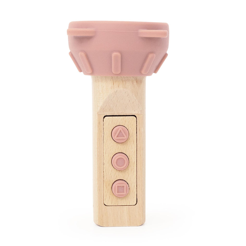 Taschenlampe aus Holz und Silikon - Mrs. Cat