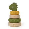 Torre apilable de madera y silicona - Mr. Dino